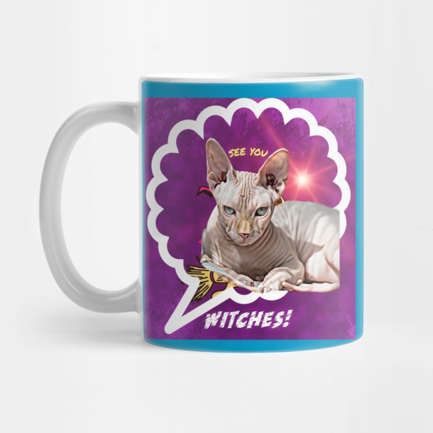 See You, Witches! (hairless cat) by PersianFMts